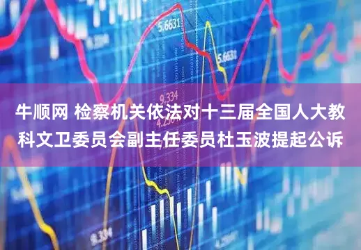牛顺网 检察机关依法对十三届全国人大教科文卫委员会副主任委员杜玉波提起公诉