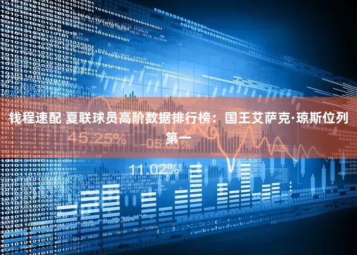 钱程速配 夏联球员高阶数据排行榜：国王艾萨克·琼斯位列第一