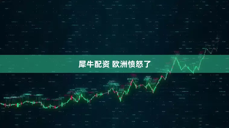 犀牛配资 欧洲愤怒了