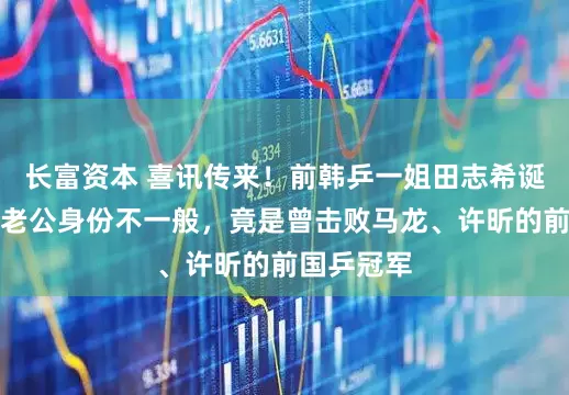 长富资本 喜讯传来！前韩乒一姐田志希诞下一女，老公身份不一般，竟是曾击败马龙、许昕的前国乒冠军